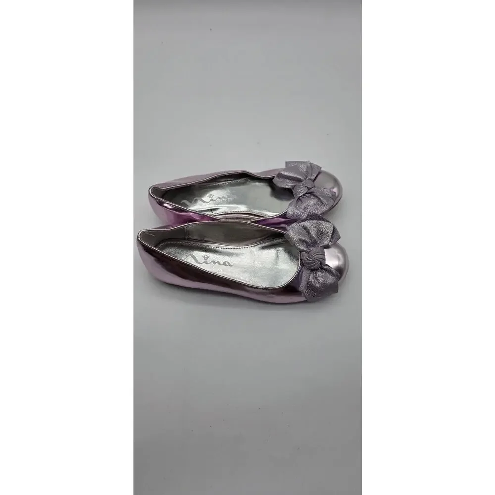 Nina girls’ metallic